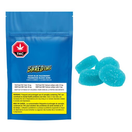 Shred | Sour Blue Razzberry | Soft Chews
