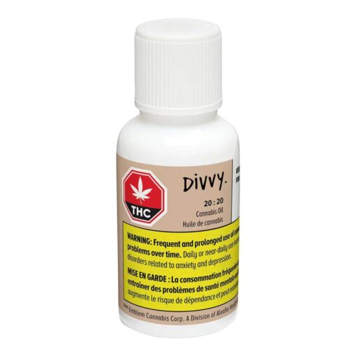 Divvy | 20 THC + CBD | Oil