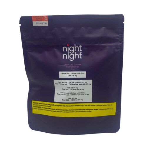 NightNight | Goodnight Grape CBN+CBD | Soft Chews